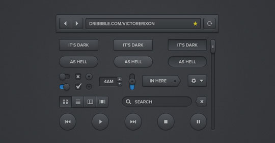 精心提选32套精美的免费 PSD 网页界面设计素材