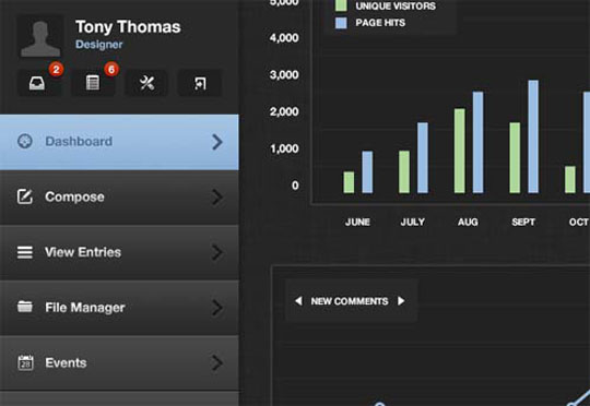 精心提选32套精美的免费 PSD 网页界面设计素材