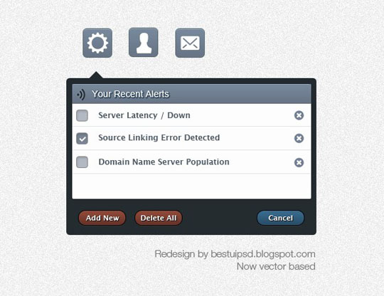 精心提选32套精美的免费 PSD 网页界面设计素材