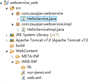 tomcat����web service�̳�