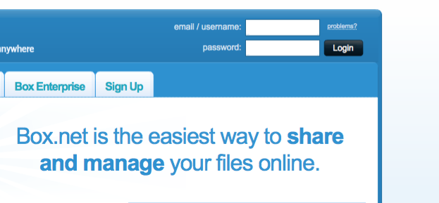 box 界面设计:登录与登记