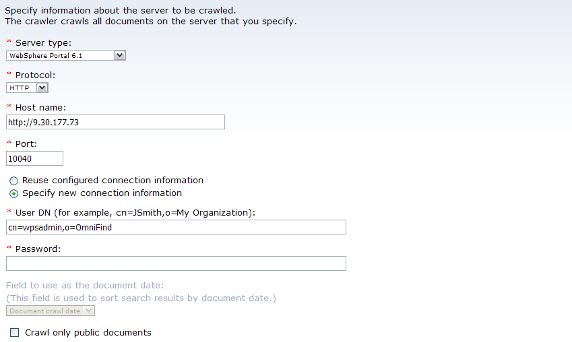 IBM WebSphere Portal V6.1 �м��� IBM OmniFind ��Ѱ