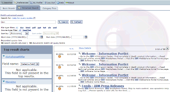 IBM WebSphere Portal V6.1 �м��� IBM OmniFind ��Ѱ