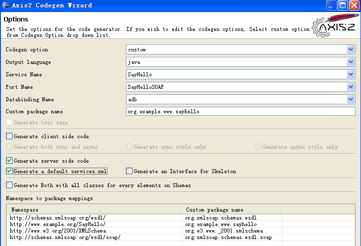 在myEclipse下快速开发基于Axis框架的webservice服务