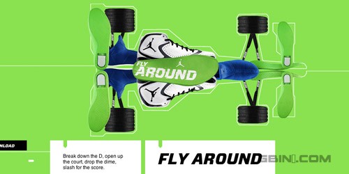 Nike AirJordan 12 分享14个超酷的视差滚动成效网站