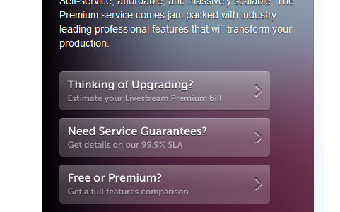 livestreamdotcom 网站旋钮的设计