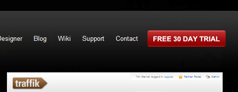 traffik 网站旋钮的设计