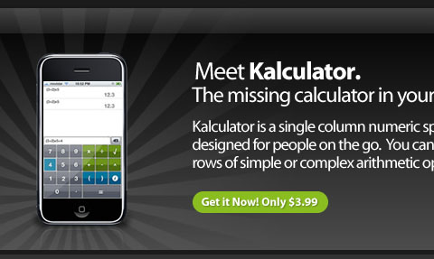 kalculator 网站旋钮的设计