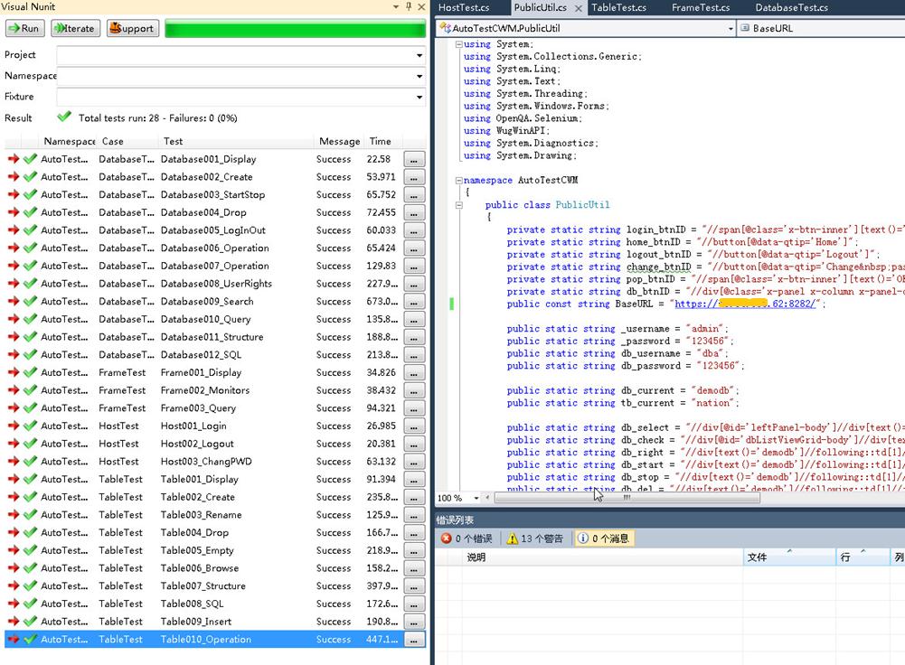 4ӦSelenium + NUNITԶ̬WEBԶԶԿʵϵУ