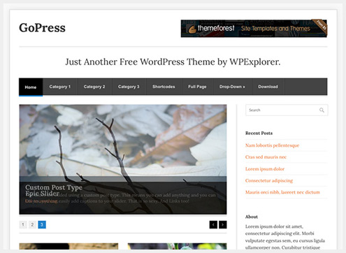 101个精简清爽的WordPress主题