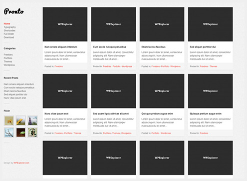 101个精简清爽的WordPress主题