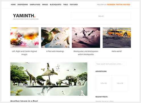 101个精简清爽的WordPress主题