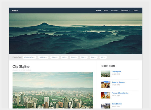 101个精简清爽的WordPress主题