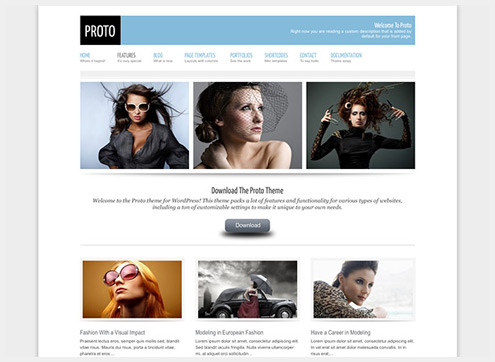 101个精简清爽的WordPress主题