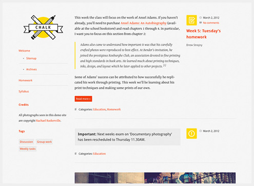 101个精简清爽的WordPress主题