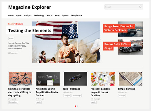 101个精简清爽的WordPress主题