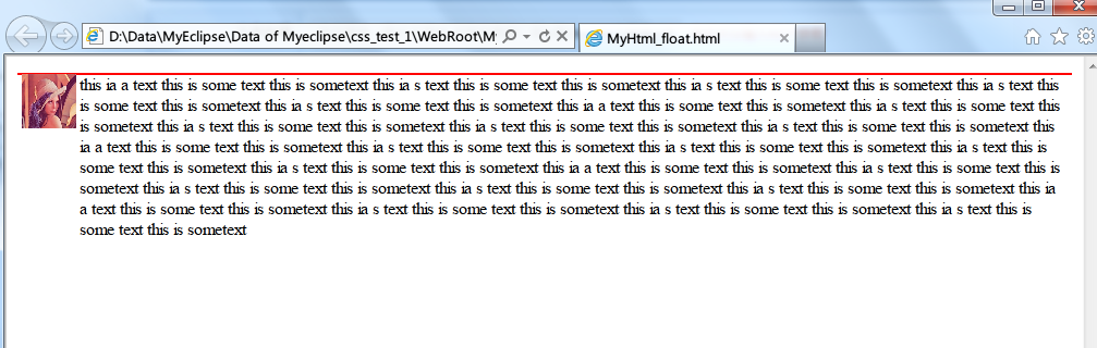 关于浮动(图片左浮动 文字右浮动)在ie和chrome下的显示效果不一致有关问题