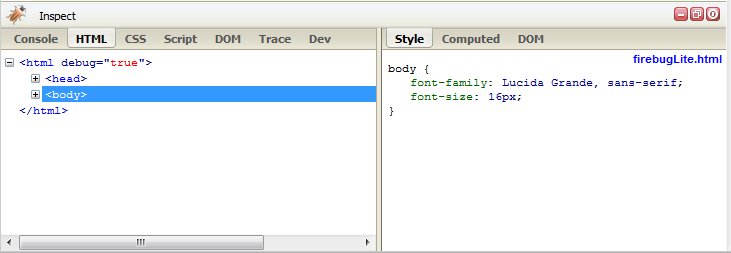 在浏览器中调试web页面(1):调试工具介绍