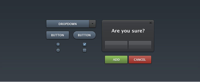 50��Ѹ���Ʒ�ʵ�PSD��Web UIԪ�أ��Լӿ�������ƹ���(�������أ�
