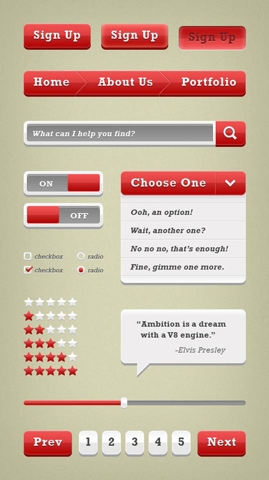 50��Ѹ���Ʒ�ʵ�PSD��Web UIԪ�أ��Լӿ�������ƹ���(�������أ�