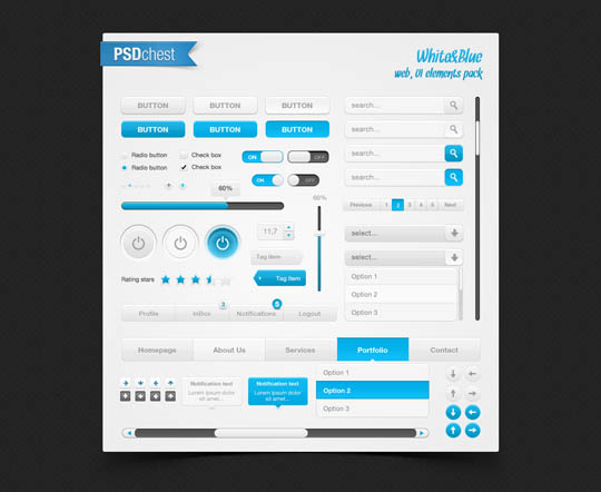 50��Ѹ���Ʒ�ʵ�PSD��Web UIԪ�أ��Լӿ�������ƹ���(�������أ�