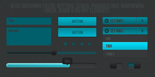 50��Ѹ���Ʒ�ʵ�PSD��Web UIԪ�أ��Լӿ�������ƹ���(�������أ�