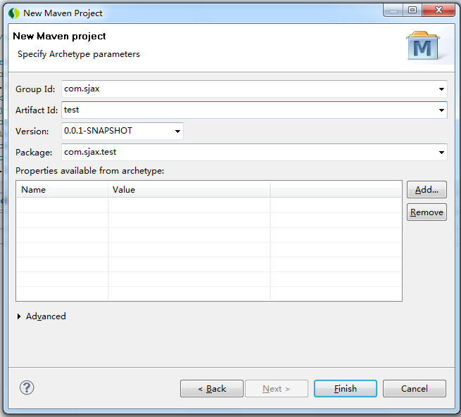 ���m2eclipse����һ����׼��maven web��Ŀ.Java,maven