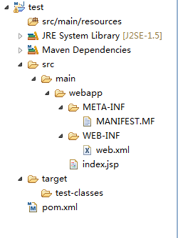 ���m2eclipse����һ����׼��maven web��Ŀ.Java,maven