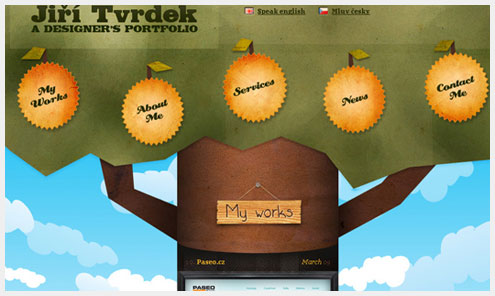 50个有创见的单页网站设计