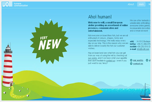 50个有创见的单页网站设计