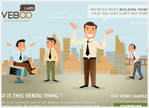 50个有创见的单页网站设计