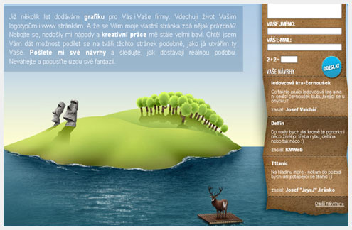 50个有创见的单页网站设计