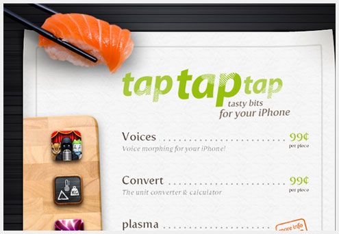 50个有创见的单页网站设计