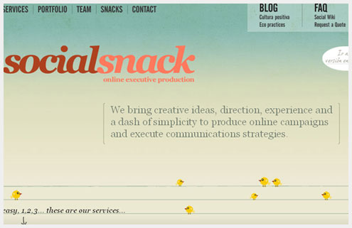 50个有创见的单页网站设计