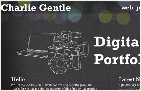 50个有创见的单页网站设计