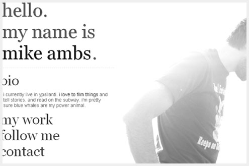 50个有创见的单页网站设计