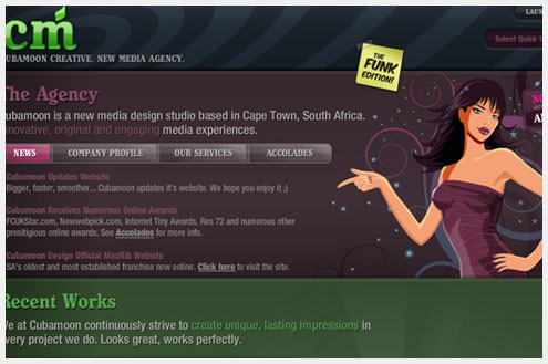 50个有创见的单页网站设计