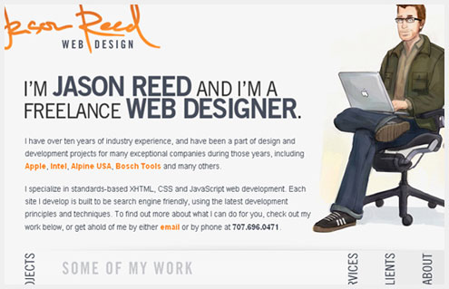 50个有创见的单页网站设计