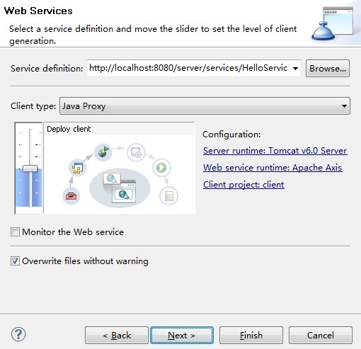 ����eclipse ��axis1��������ٿ���webservice����˺Ϳͻ���