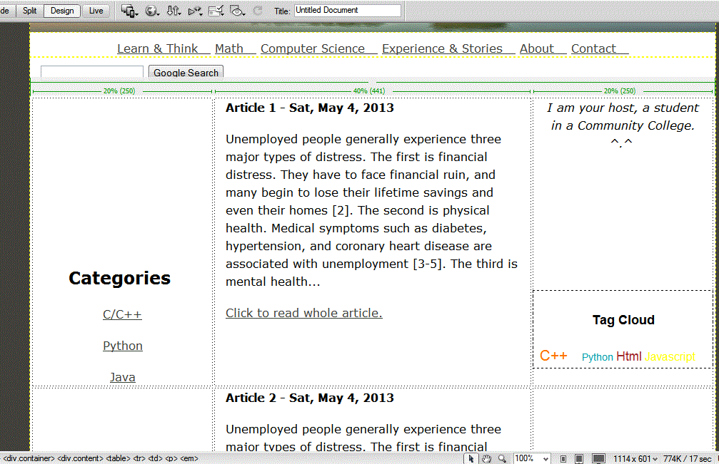 ��ҳ��Dreamweaver�е�չʾ����������в�ͬ