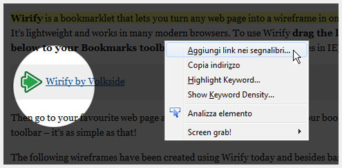 Wirify����һ���ӷ�����ҳ�ṹ
