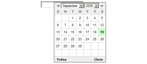Simple jQuery Date-picker Plugin Jquery的一些年历控件推荐