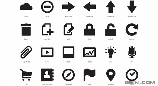 最新的超棒免费图标字体(icon font)搜集