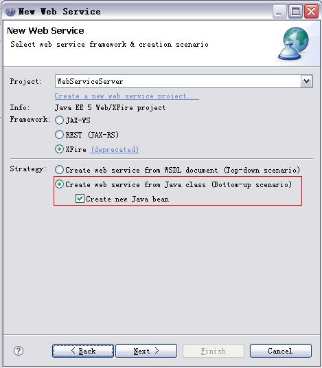 MyEclipse下XFire开发Webservice实例
