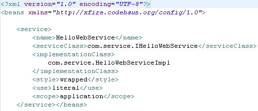 MyEclipse下XFire开发Webservice实例