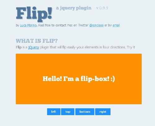 21个演练展示强大的jQuery特效