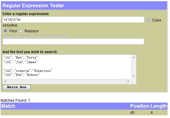 正则表达式学习基础4:空白元字符