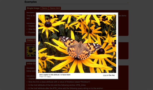 十个最佳jQuery Lightbox效果插件收集