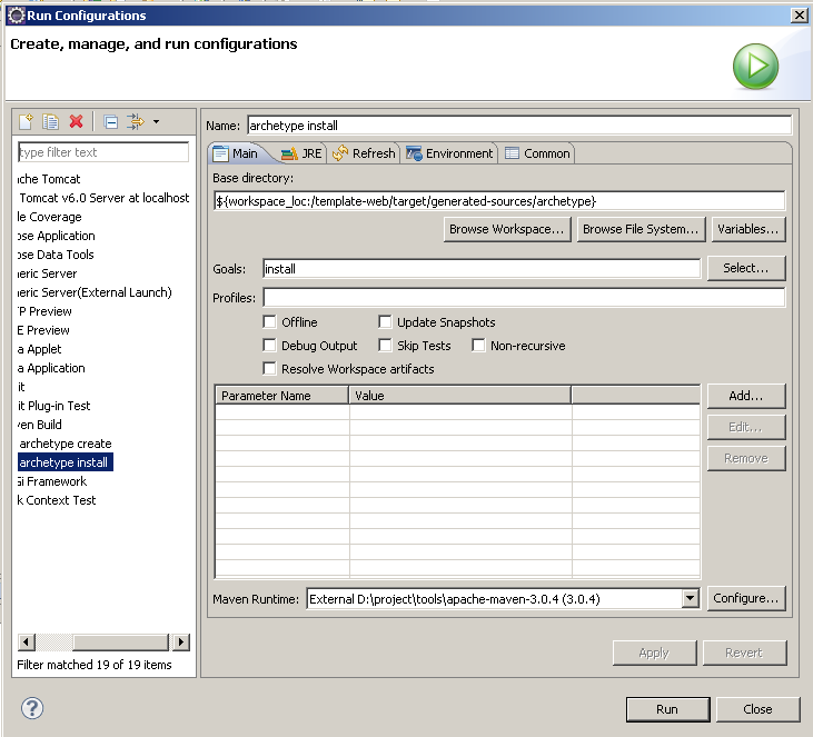 EclipseĴJAVA WEB-ģĿArchetype