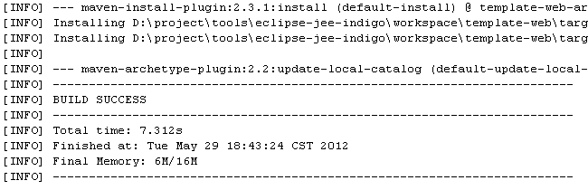 EclipseĴJAVA WEB-ģĿArchetype